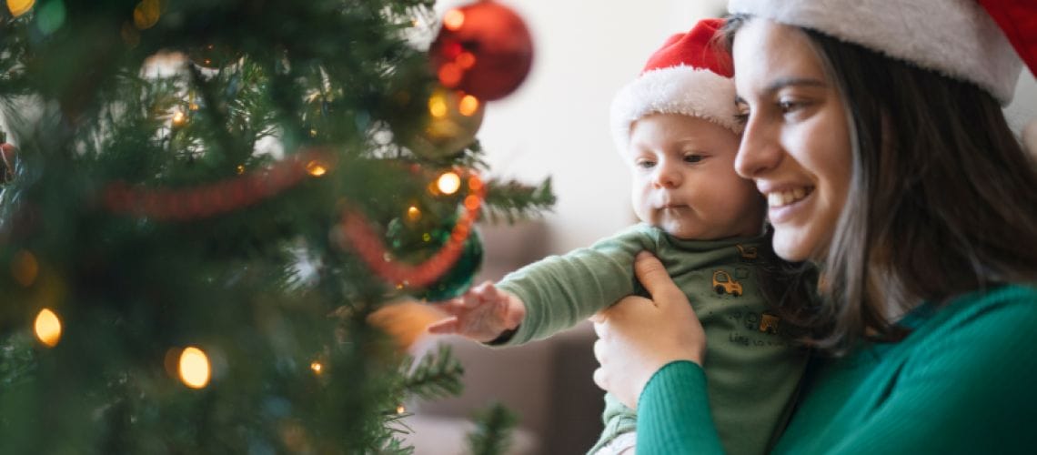 Passer les fêtes de Noël avec bébé
